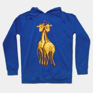 Giraffe Couple Hoodie